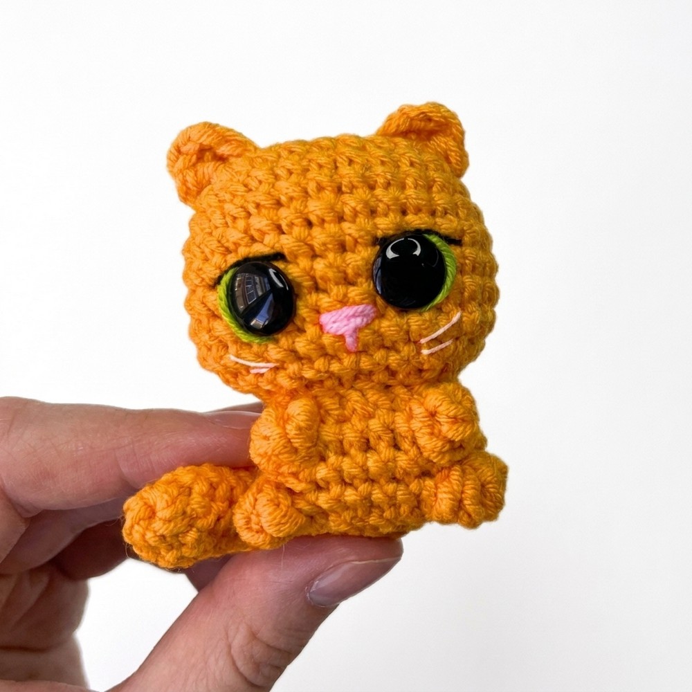 Easy NO SEW Crochet Cat 😺 Beginner Friendly Tutorial 11