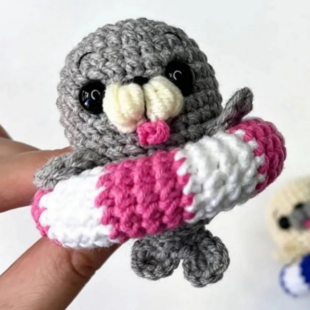 Easy No-Sew Baby Seal Crochet Tutorial 🦭 Beginner Friendly 11