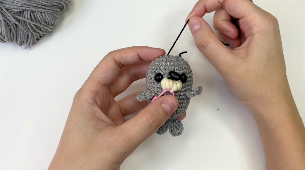 Easy No-Sew Baby Seal Crochet Tutorial 🦭 Beginner Friendly (5)