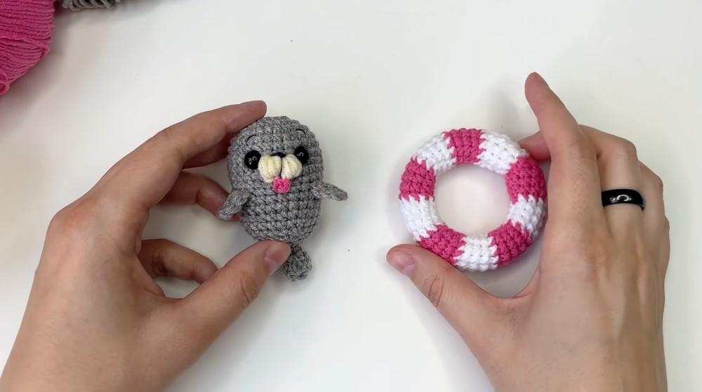 Easy No-Sew Baby Seal Crochet Tutorial 🦭 Beginner Friendly (6)