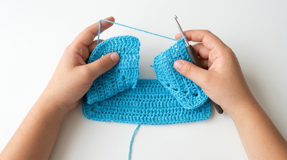 Easy crochet baby dress with crochet 4