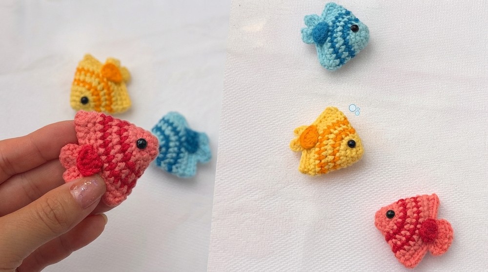 How to Crochet Amigurumi Fish Simple Mini Fish Pattern 2