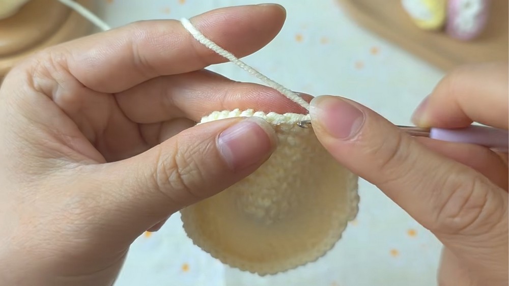How to Crochet Fruit Omelet Cute Crochet Desserts Tutorial 4