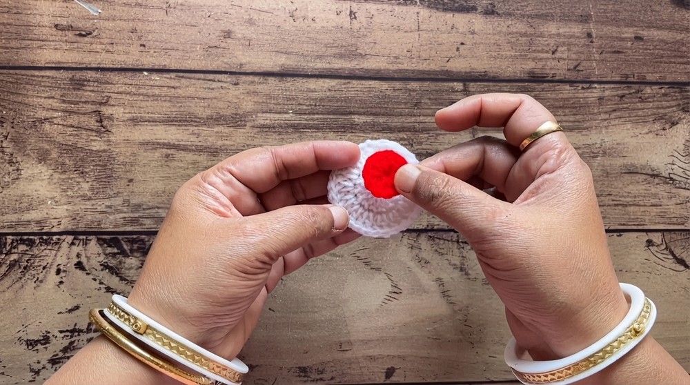 How to Crochet Reindeer Ornament Rudolph Christmas Decoration Tutorial (6)