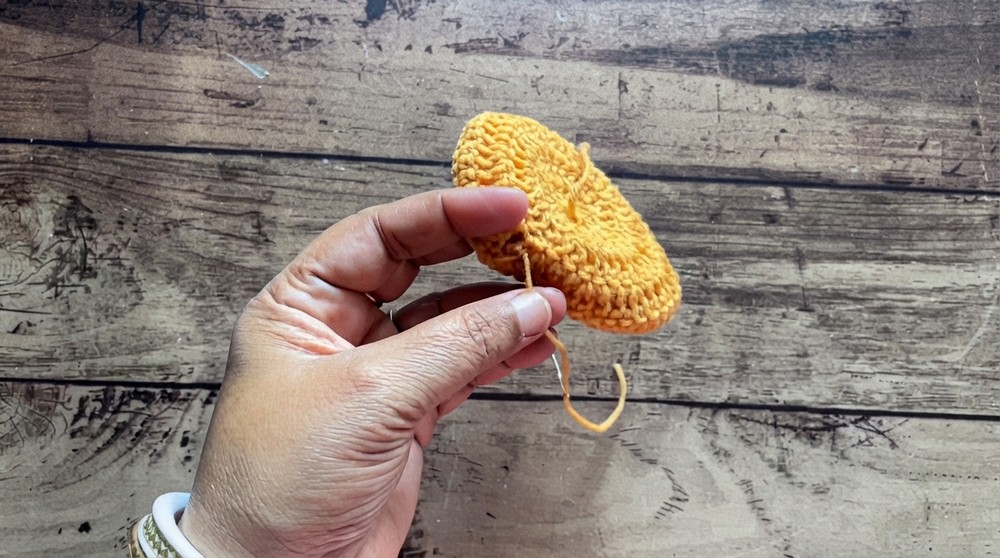 How to Crochet Reindeer Ornament Rudolph Christmas Decoration Tutorial (8)