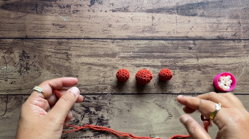 How to Crochet Rudraksha Rakhi Easy Raksha Bandhan Tutorial for Beginners (5)