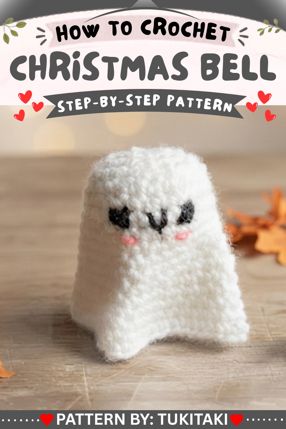 How to Crochet a Ghost keychain Easy Tutorial for Beginners (10)