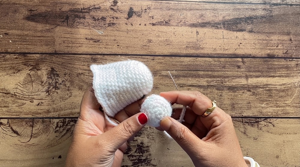 How to Crochet a Ghost keychain Easy Tutorial for Beginners (8)