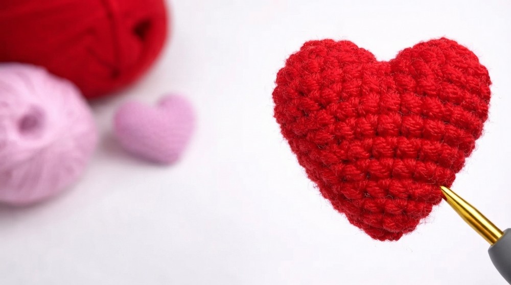 How to Crochet a Heart ❤️ Easy Tutorial for Beginners 2