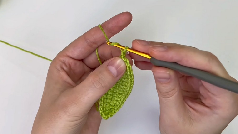 How to Crochet a Tulip Keychain 🌷 Easy, Fast & Beginner Friendly 4