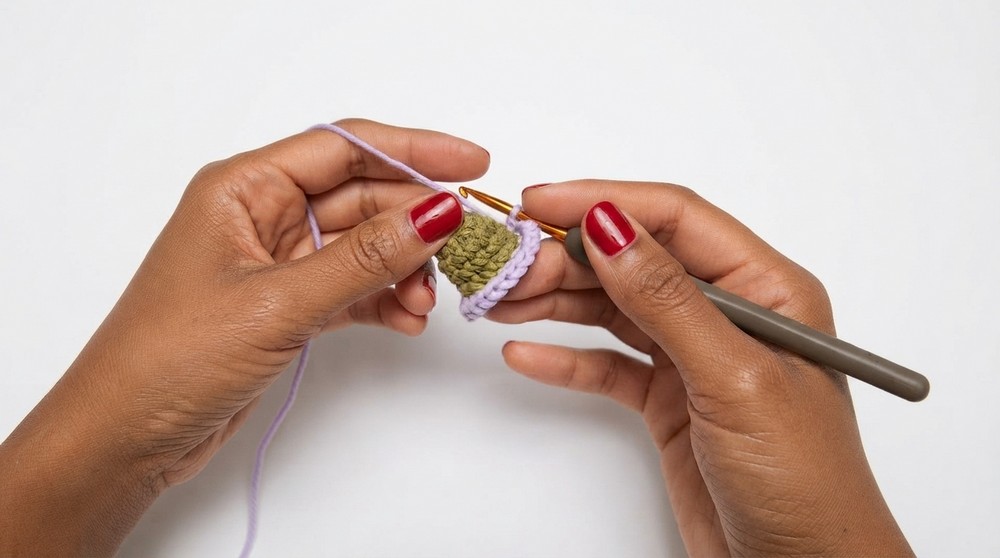 How to Crochet a Tulip🌷 Easy Beginner Tutorial 5