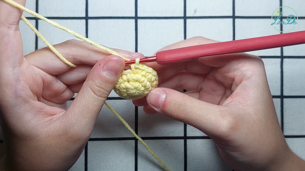 How to crochet CHICKEN WITH OMELETTE 3