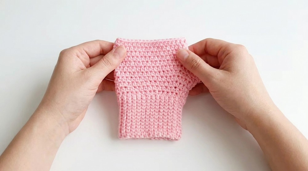 How to crochet fingerless gloves (Modus operandi gloves) 6