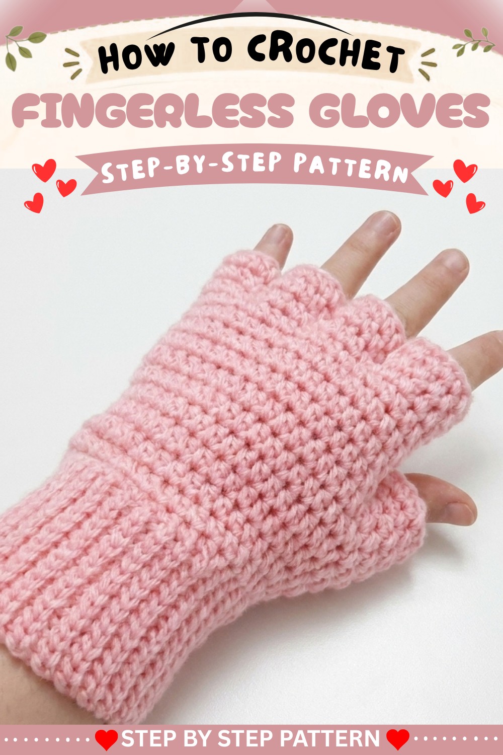 How to crochet fingerless gloves (Modus operandi gloves) 7