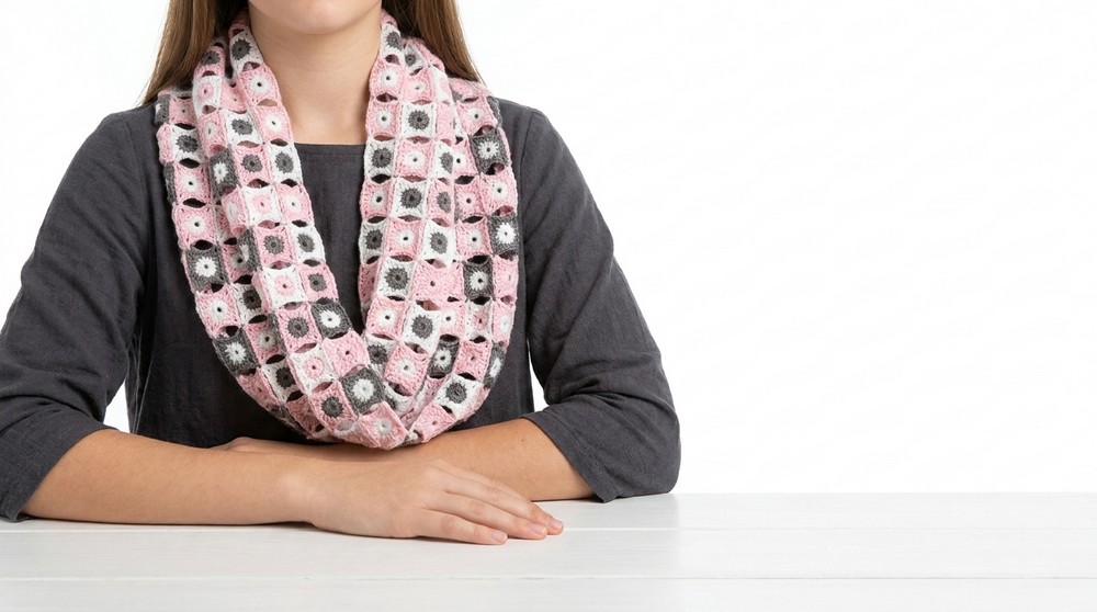 How to make shawl with crochet 2