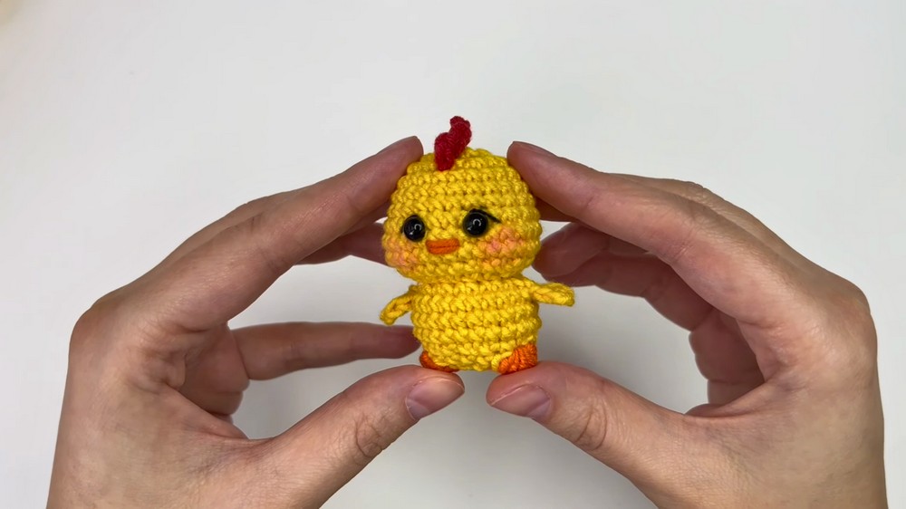 No Sew Baby Chick 🐥 Easy Beginner Amigurumi One Piece Crochet Chicken 8