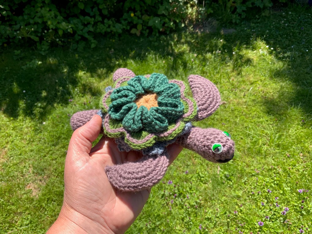 TURTEL “SIMI” Turtle🐢 with FLOWER 2