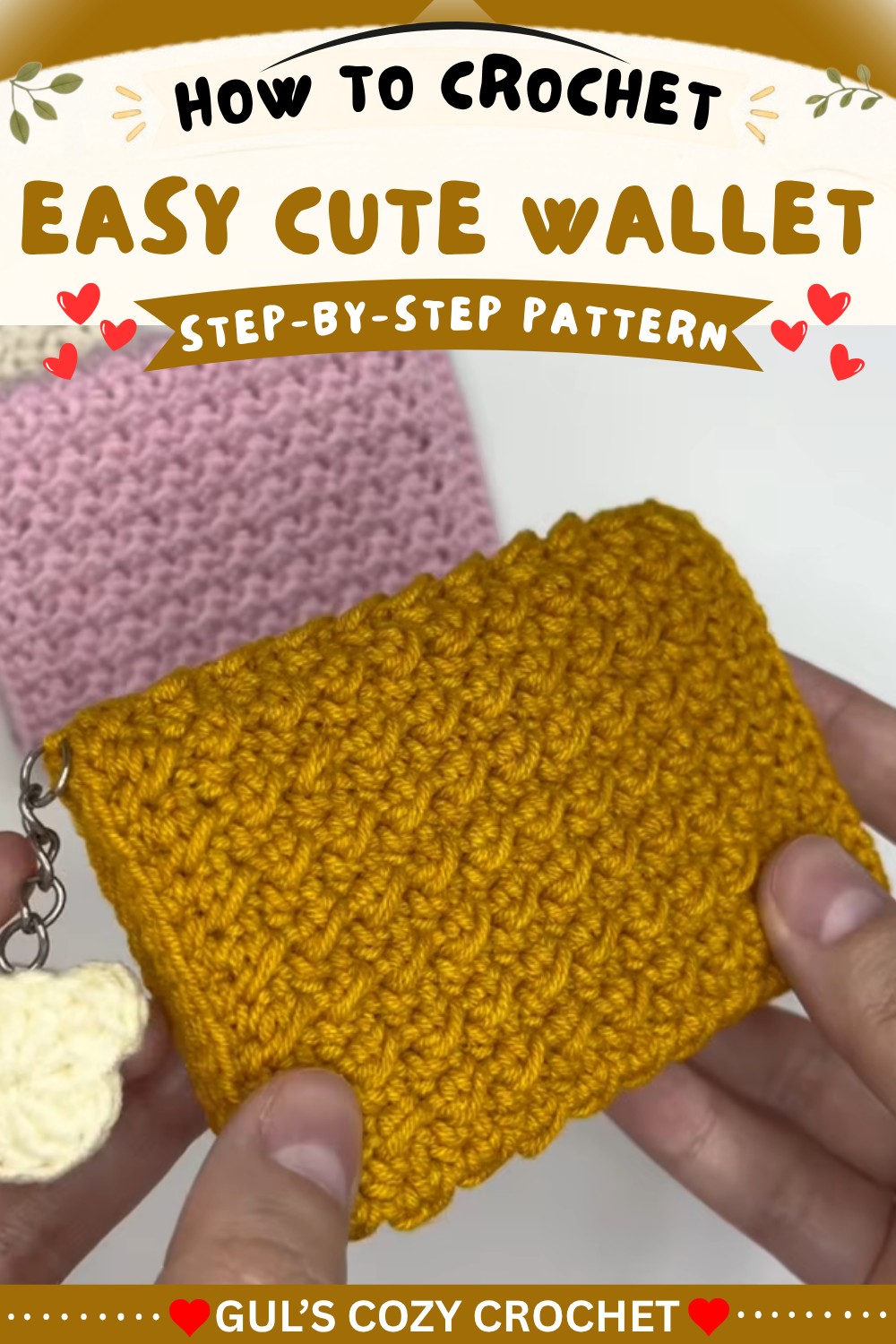 This Cute Crochet Wallet Took Me Only 2 Hours 🧸 +Bonus Charms! 10
