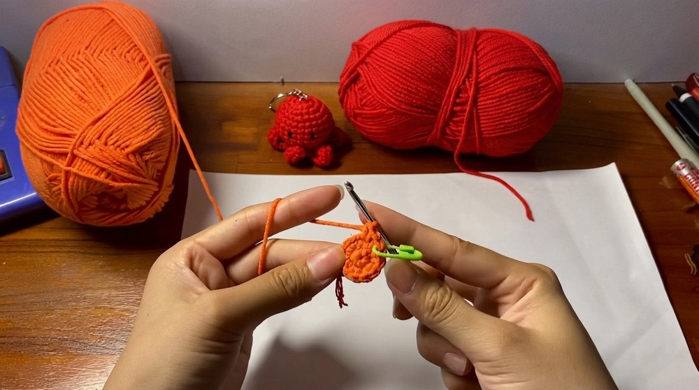 crochet an OCTOPUS - NO SEW Amigurumi Tutorial for Beginners (3)