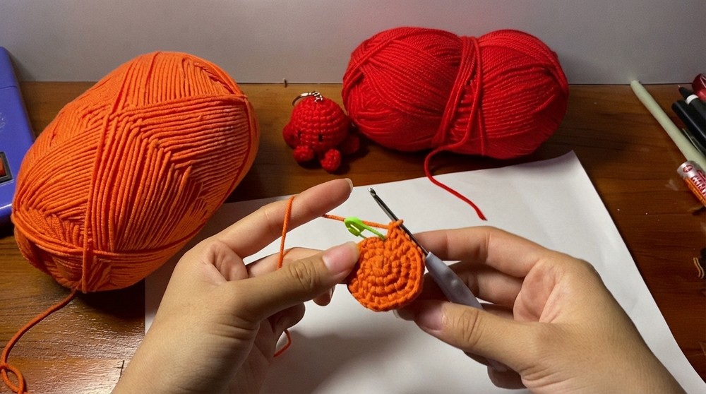 crochet an OCTOPUS - NO SEW Amigurumi Tutorial for Beginners (4)