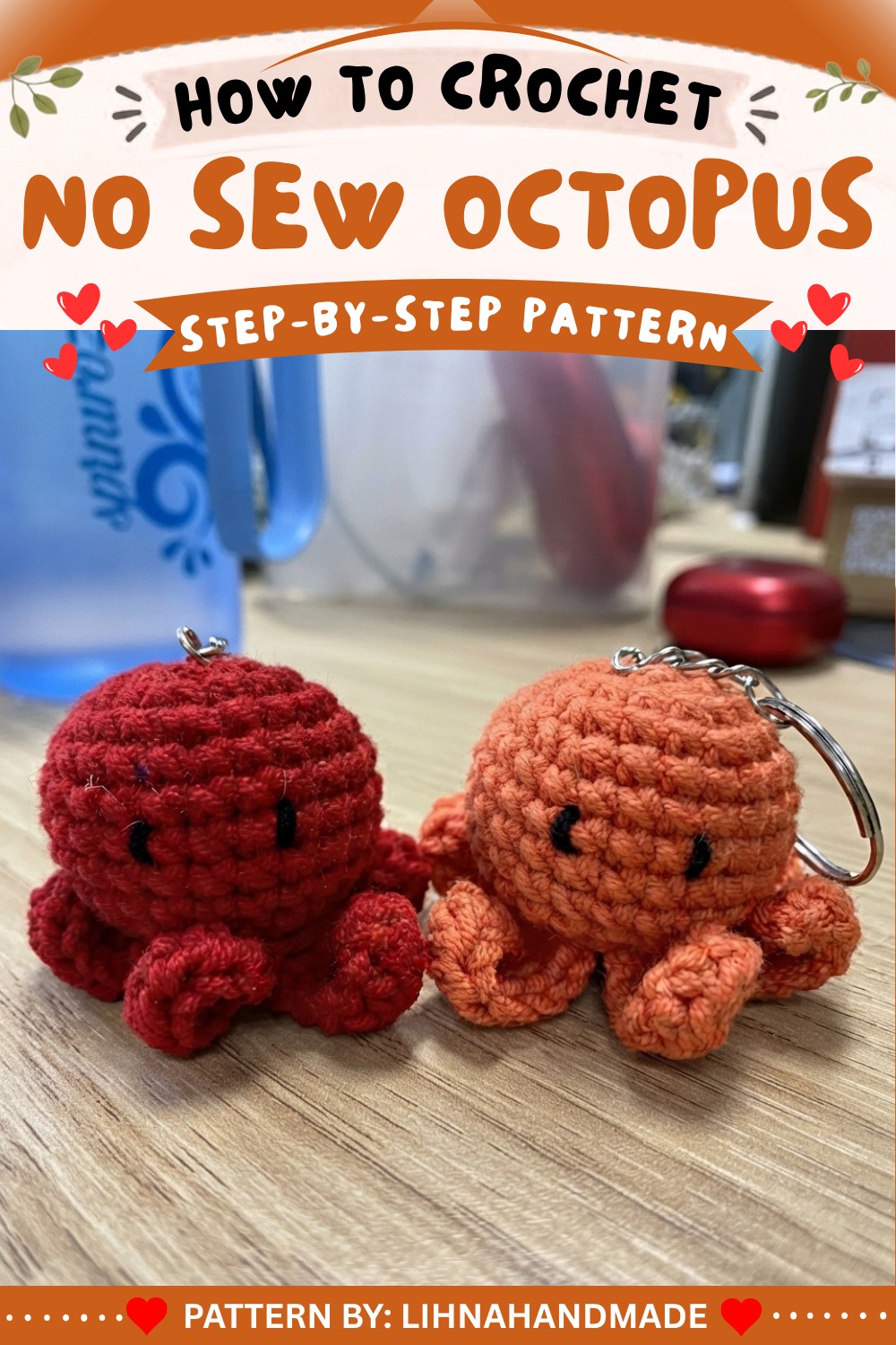 crochet an OCTOPUS - NO SEW Amigurumi Tutorial for Beginners (7)
