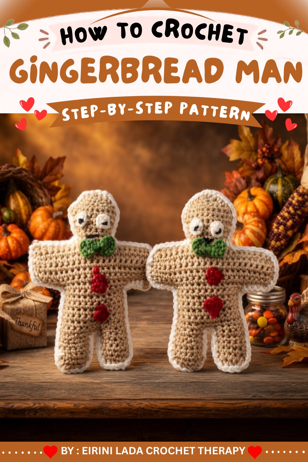 crocheted Gingerbread Man 8