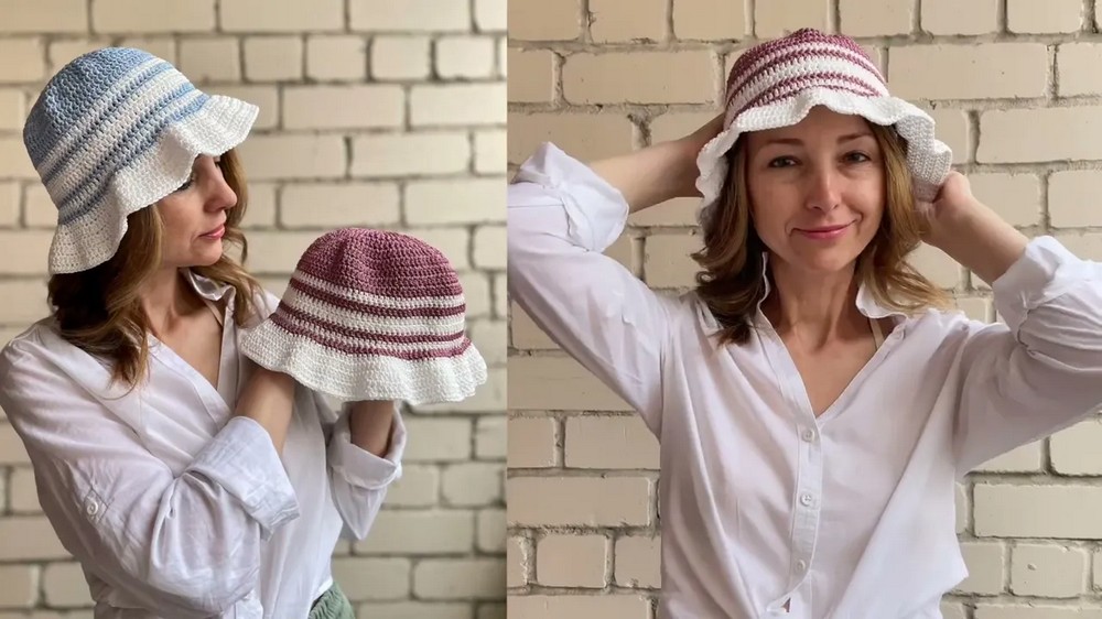 Crochet Bucket Hat (8)