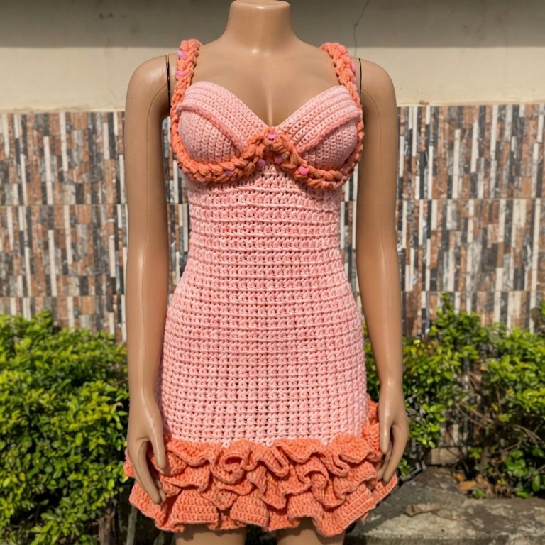 Crochet Corset Dress Tutorial (1)Crochet Corset Dress Tutorial (1)