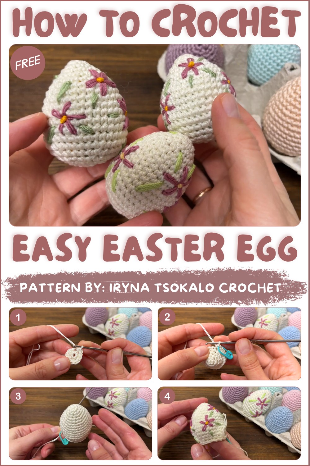 Crochet Easter EGG 🐣 Crochet EGG (1)