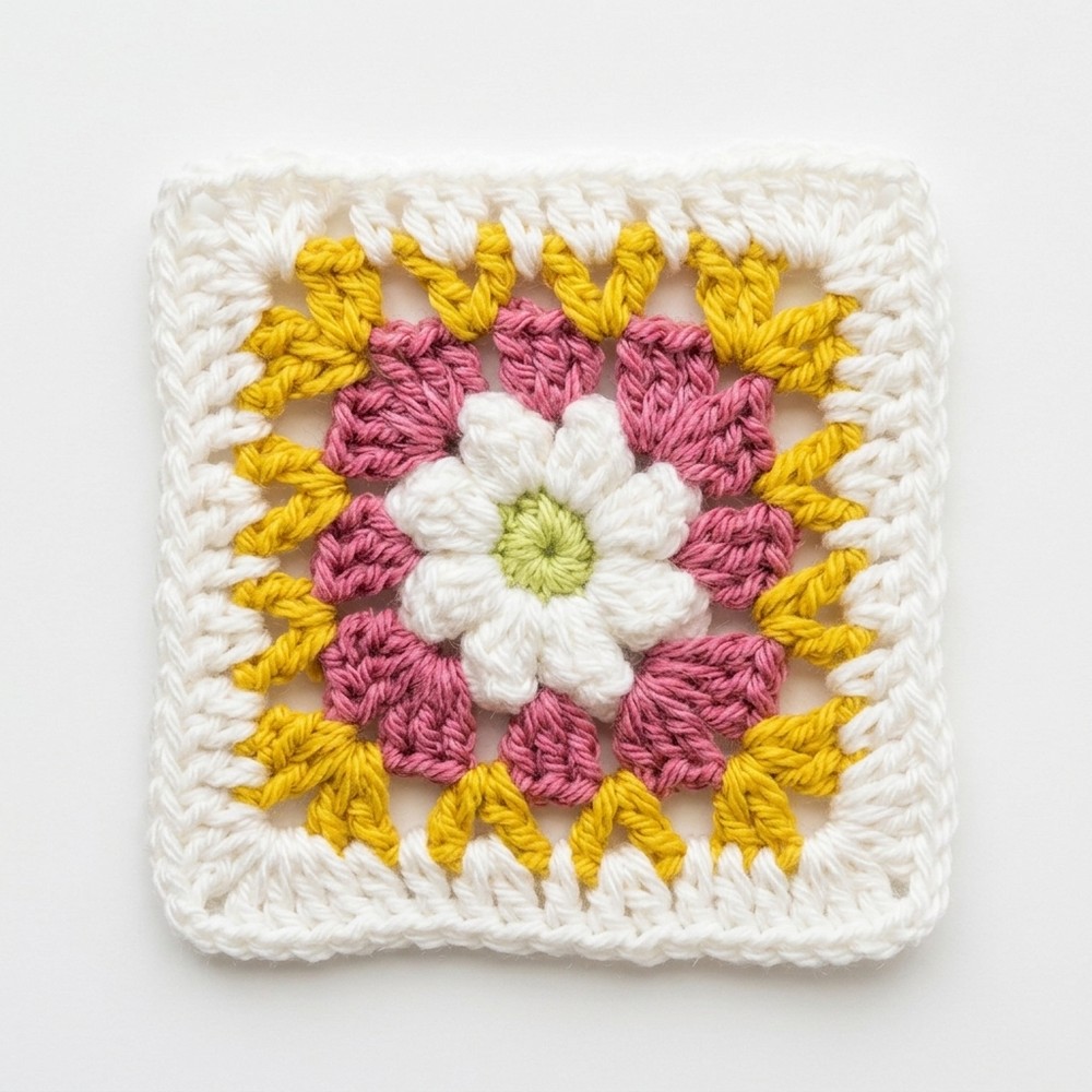 Crochet Granny Square Pattern (1)