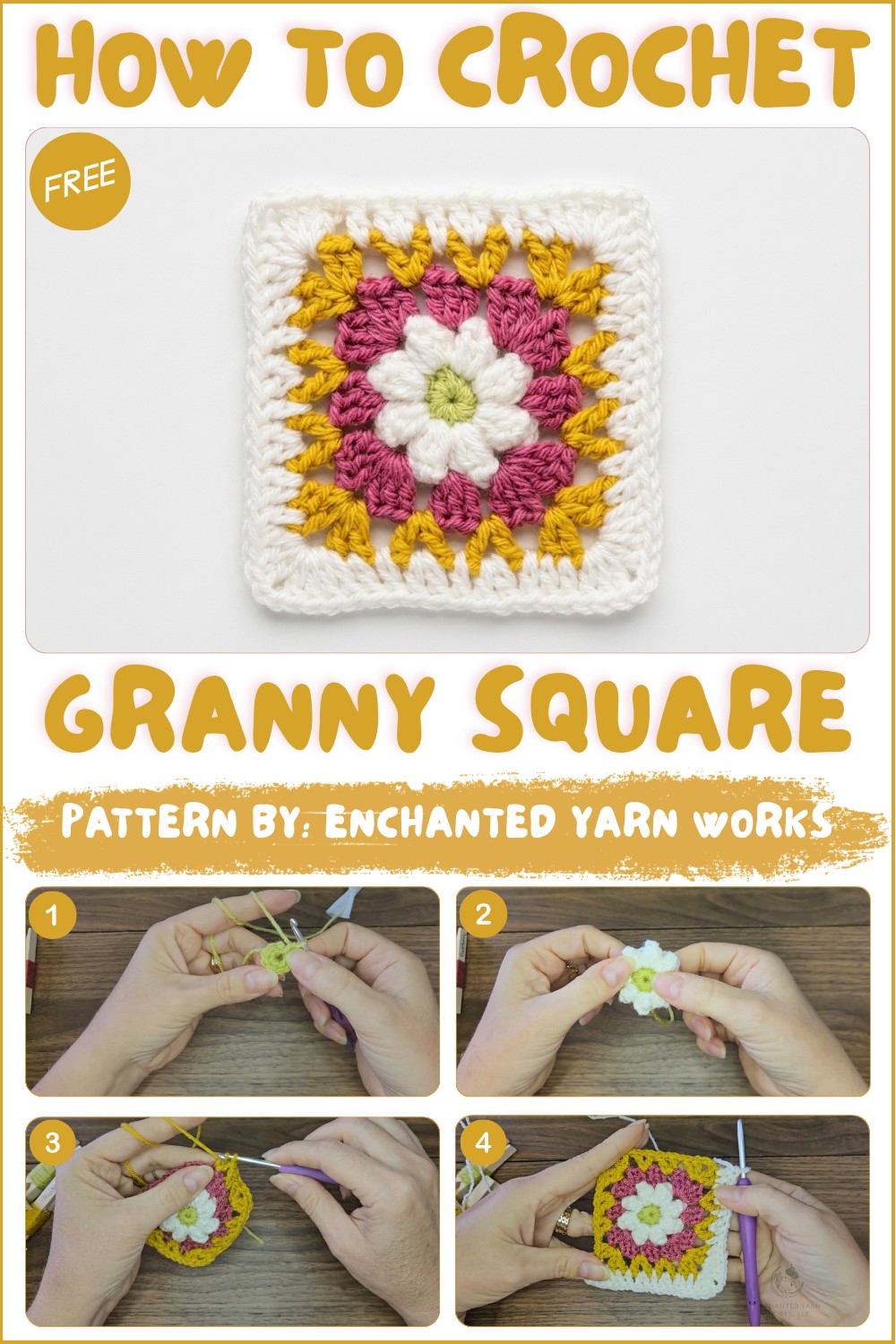 Crochet Granny Square Pattern