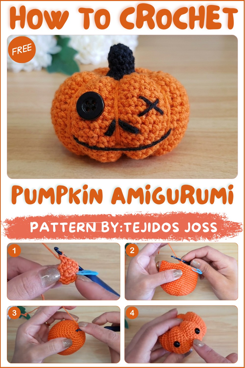 Crochet Pumpkin Amigurumi Pattern