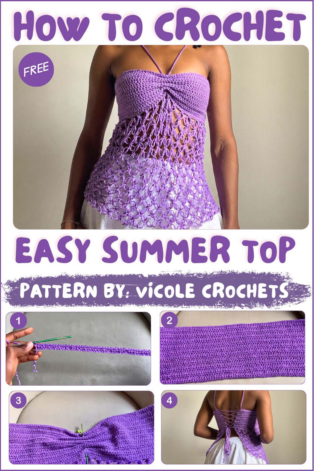 Crochet Summer Top Pattern