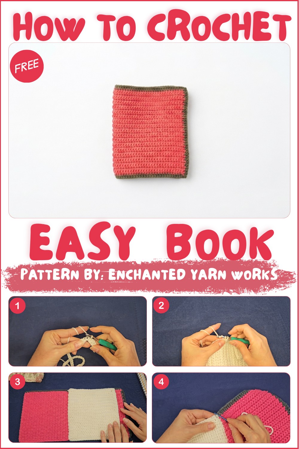 Cute Crochet Book Pattern for Beginners (1)