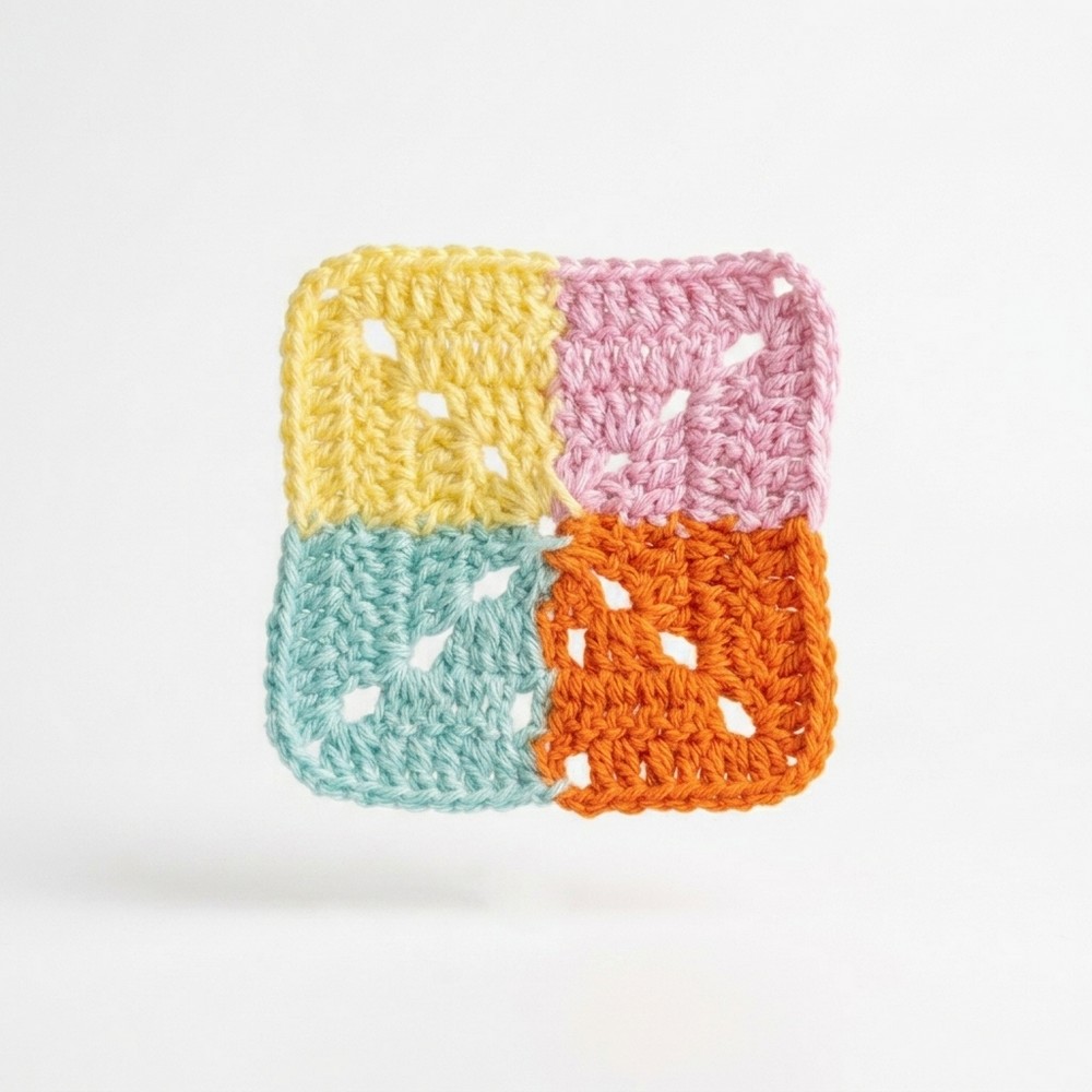 Easy Colorful Granny Square Crochet (8)