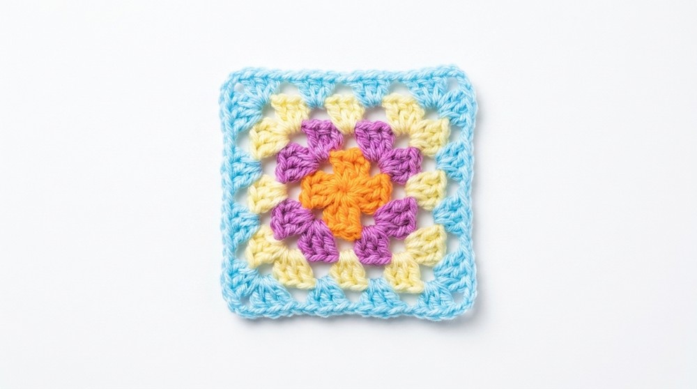Easy Crochet Granny Square Step by Step (5)