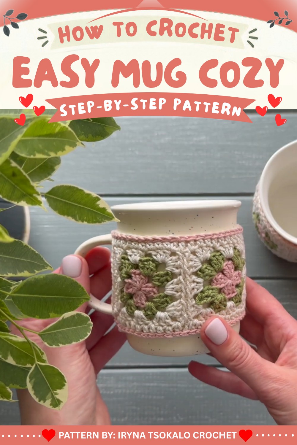 Granny Square Crochet MUG COZY (11)
