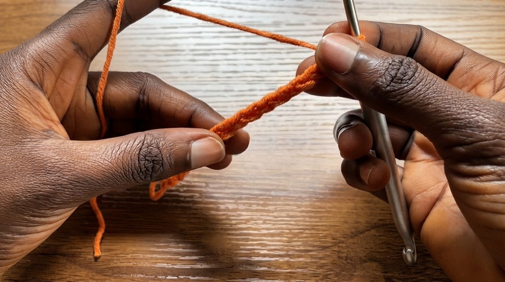 How To Crochet A Mesh Headband (1)