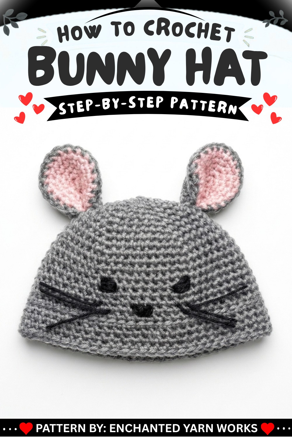 How to Crochet Bunny Hat -free Pattern