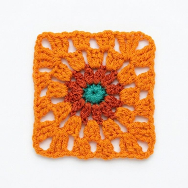 How to Crochet a Perfect Granny Square (8)
