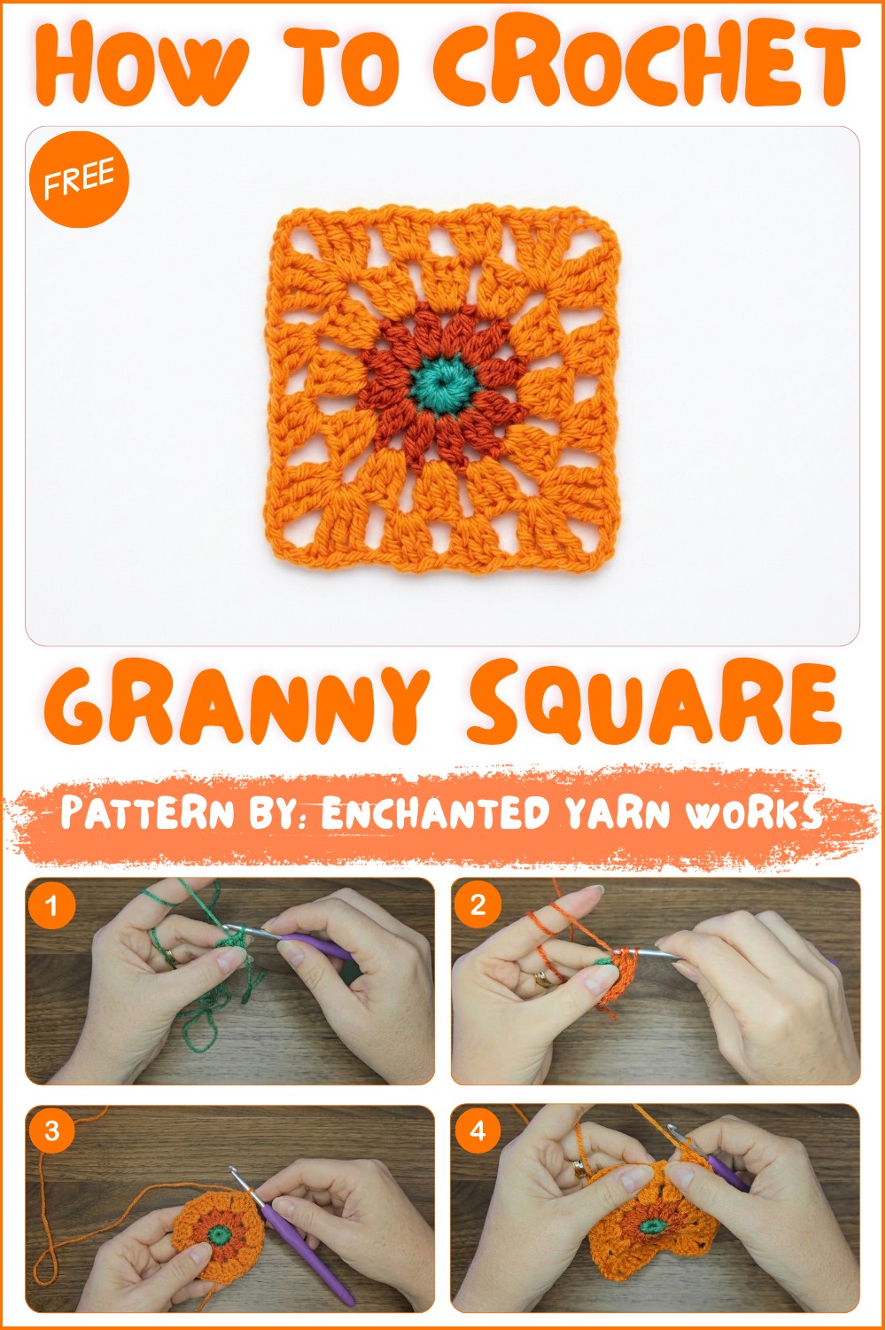 How to Crochet a Perfect Granny Square