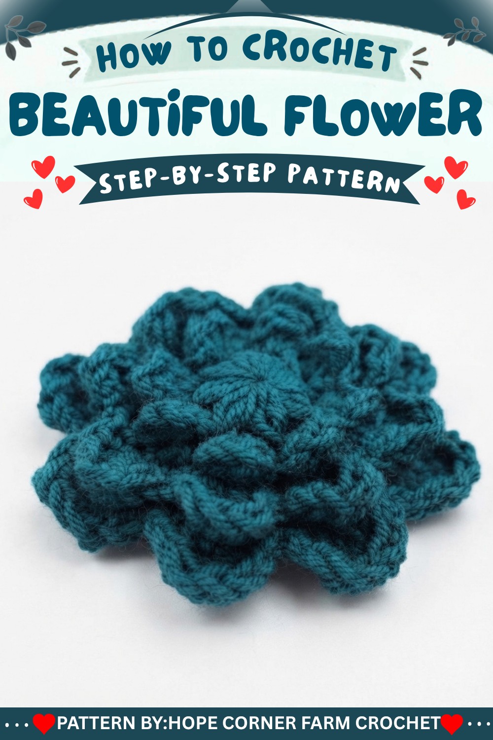 How to Crochet an Easy Flower Free Pattern