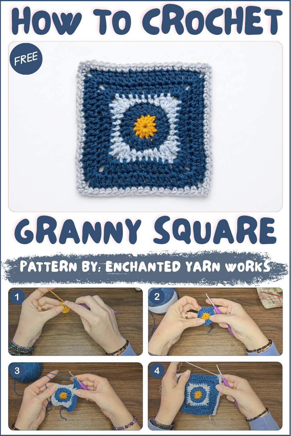 How to Crochet an Easy Granny Square (1)