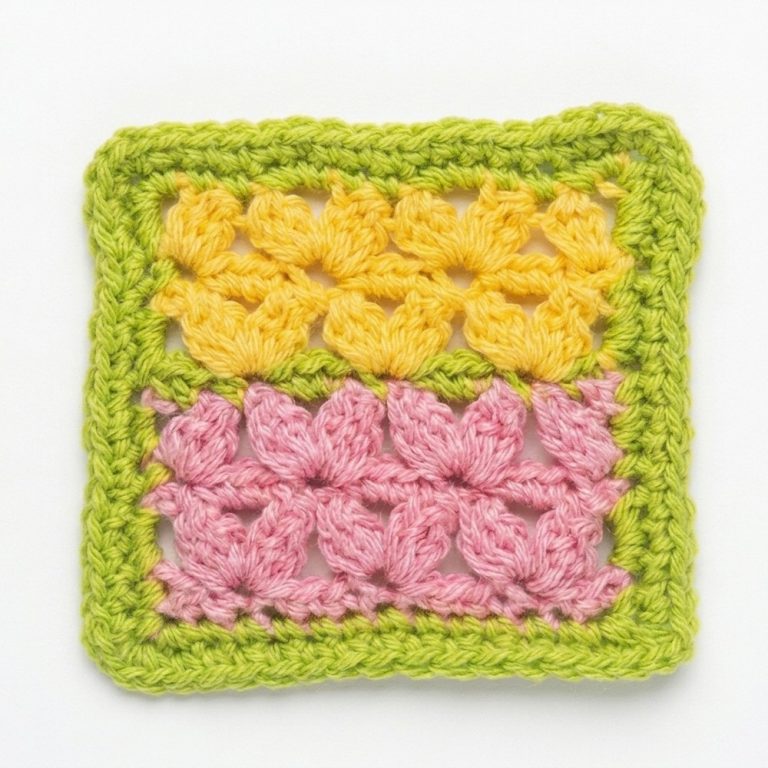 How to Crochet an Easy Granny Square Deck Pattern (4)