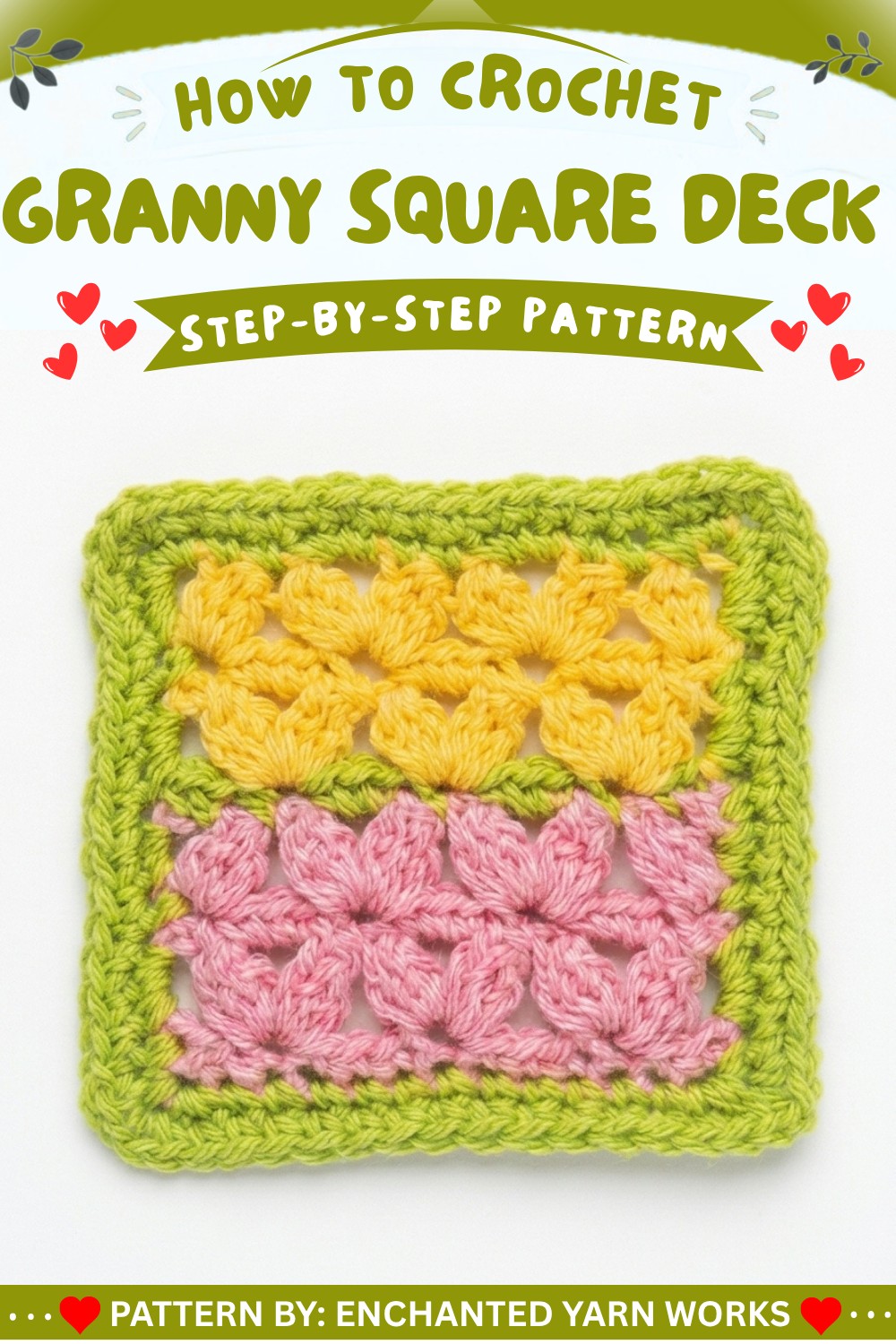 How to Crochet an Easy Granny Square Deck Pattern