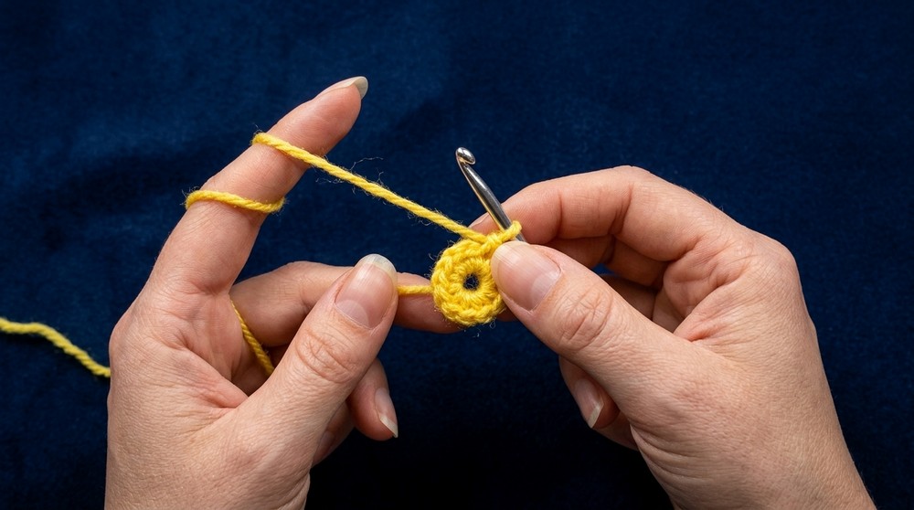 How to Crochet an Easy Granny Square for Beginners (8)
