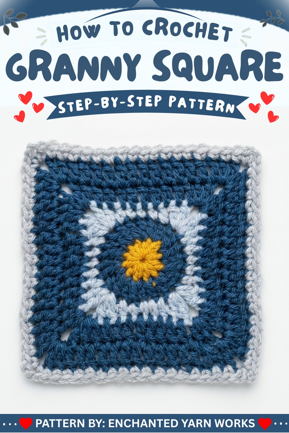 How to Crochet an Easy Granny Square