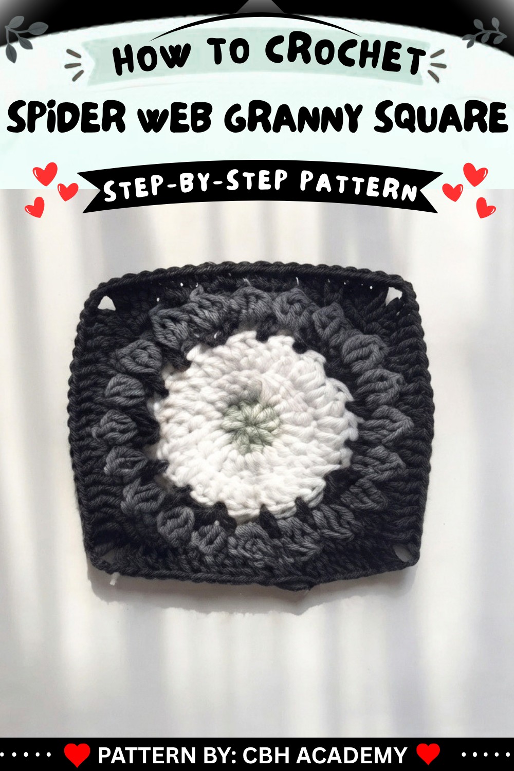 How to Crochet the Spider Web Granny Square