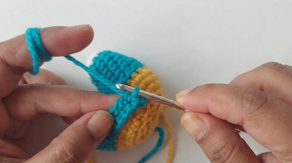 How to crochet Tiger Amigurumi Crochet small tiger Amigurumi keychain (7)