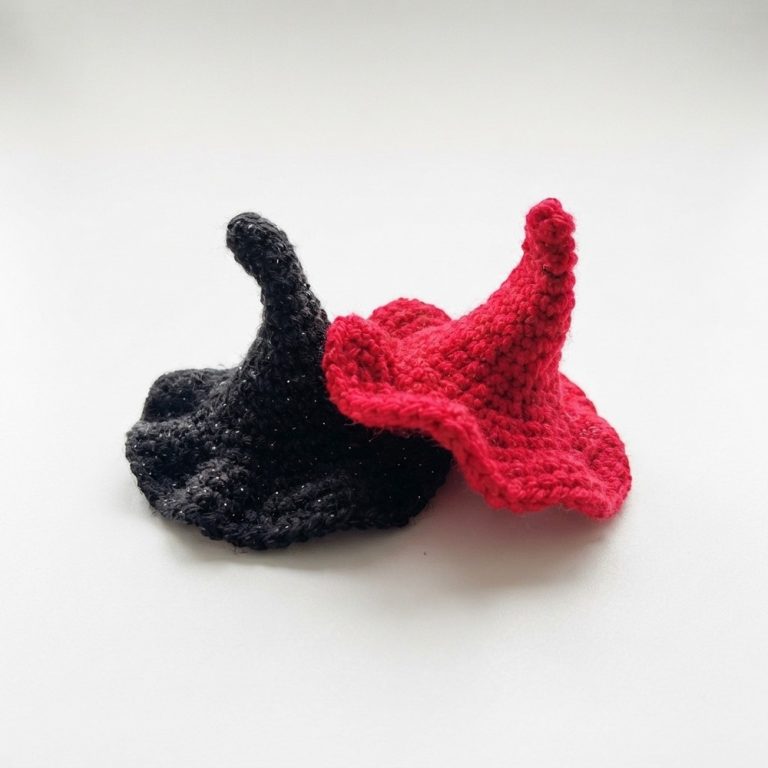 How to crochet Witch Hat - Written pattern inside description (12)
